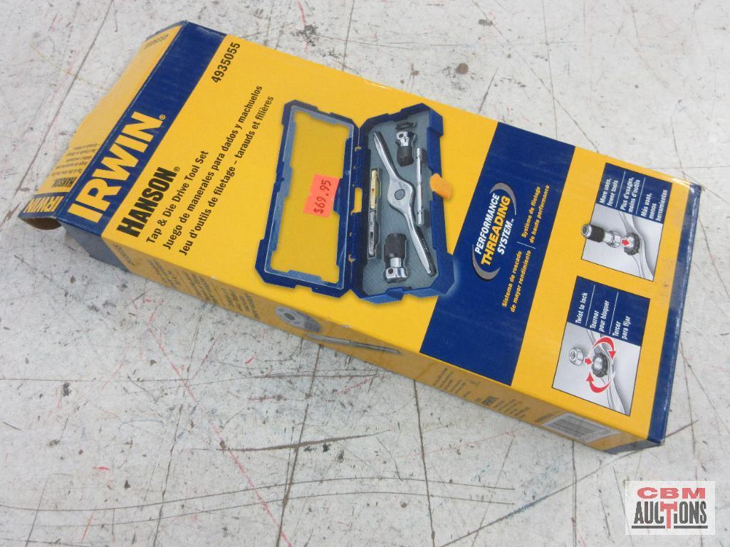 Irwin Hansen 4935055 Tap & Die Drive Tool Set w/ Molded Storage Case...