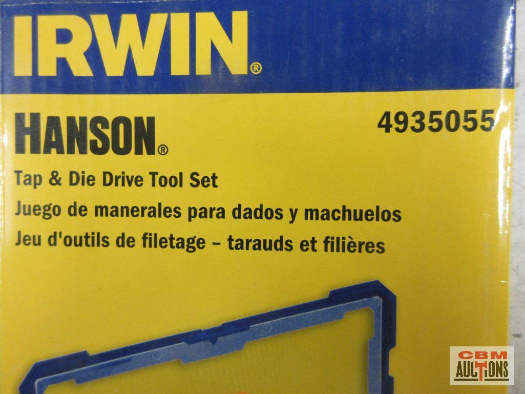 Irwin Hansen 4935055 Tap & Die Drive Tool Set w/ Molded Storage Case