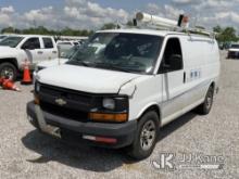 2014 Chevrolet Express G1500 Cargo Van Not Running, Condition Unknown, Cranks, Parts Removed