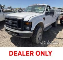 2008 Ford F350 4x4 Service Truck Not running, Engine Taken Out By Seller, Engine Included