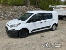 2016 Ford Transit Connect Mini Cargo Van Runs & Moves) (Body & Rust Damage, Hood Latch Damaged, Glov
