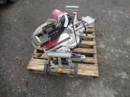 CHICAGO ELECTRIC 12'' DOUBLE BEVEL COMPOUND MITER SAW