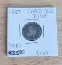 1827 CAPED BUST DIME