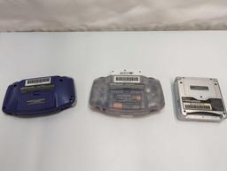 GAME BOY ADVANCE GAME SYSTEMS NO CHARGERS UNTESTED