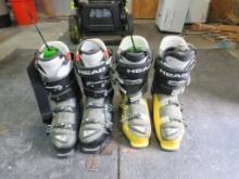 (2) Head Ski Boots 329mm