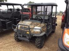 KUBOTA RTV1140 (SERIAL # 20825) (SHOWING APPX 622 HOURS, UP TO THE BUYER TO DO THEIR DUE DILIGENCE T