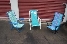 Beach Chairs Lot