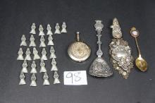 AW Pewter Jewelry, Spoon Art  Lot