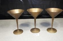 International Silver Co. Silver Plated Martini  Glass Lot