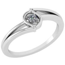 CERTIFIED 0.71 CTW F/SI2 ROUND (LAB GROWN Certified DIAMOND SOLITAIRE RING ) IN 14K YELLOW GOLD