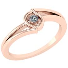 CERTIFIED 0.9 CTW I/SI2 ROUND (LAB GROWN Certified DIAMOND SOLITAIRE RING ) IN 14K YELLOW GOLD