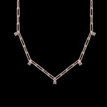 0.75 CtwVS/SI1 Diamond 14K Rose Gold Necklace (ALL DIAMOND ARE LAB GROWN)