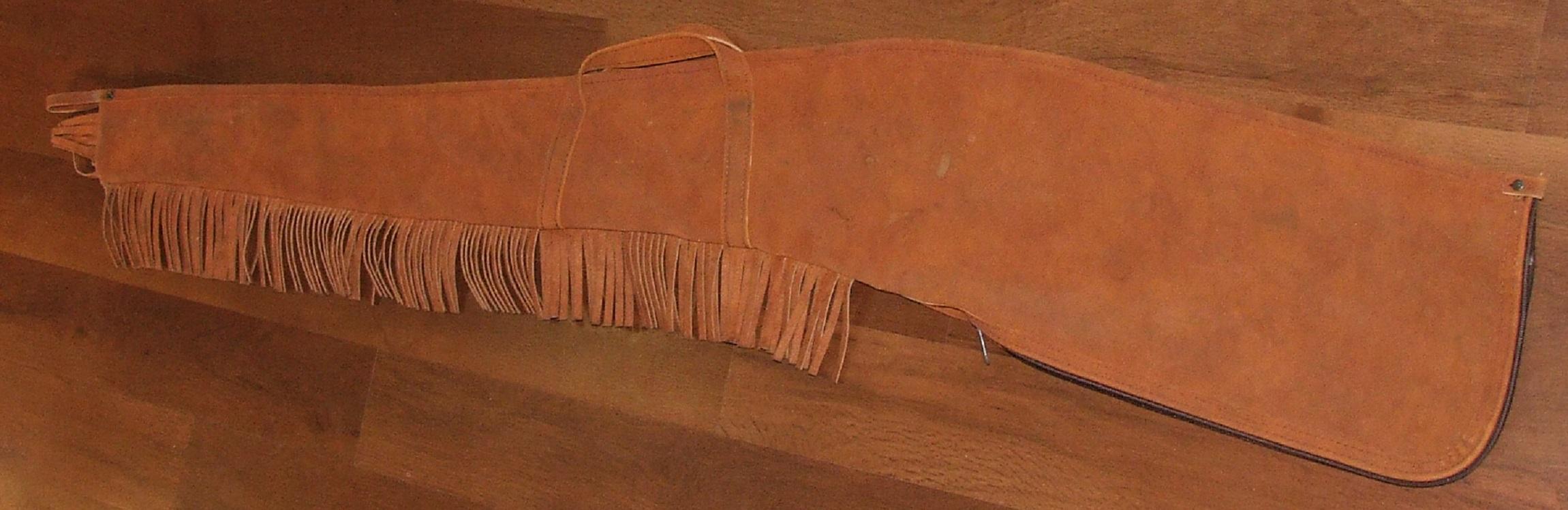 KOLPIN 53 Inch Suede Leather Rifle Case