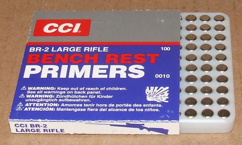 100 CCI Bench Rest BR-2 Large Rifle Primers