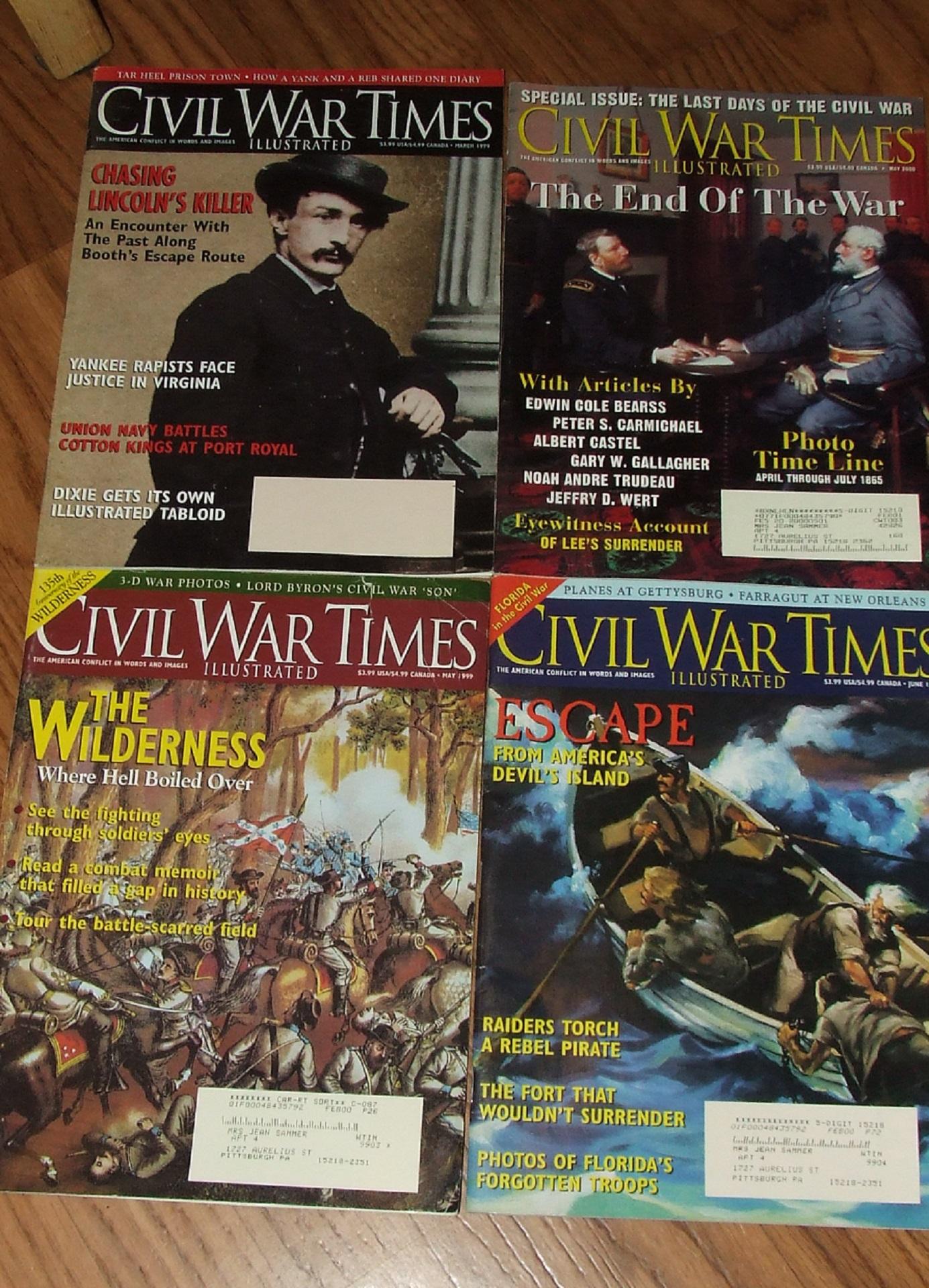 9 Issues of Civil War Times