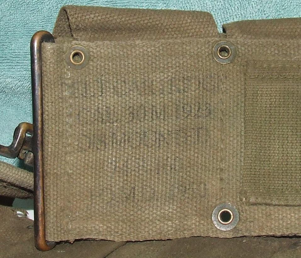 WW2 US Model 1923 Dismounted Cartridge Belt