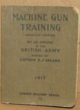 Machine Gun Training  1917