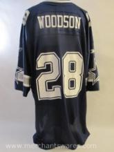 Darren Woodsen No. 28 Dallas Cowboys NFL Jersey, Reebok 2XL, 1 lb