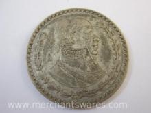 1961 Silver Mexico Un Peso Coin, 15.9 g