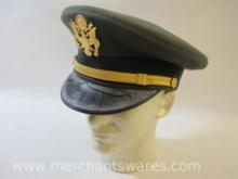 Vintage Kingform Cap DeLuxe Military Hat with Badge, 10 oz