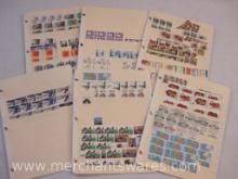 Collected Blocks of 15 Cent US Postage Stamps, in Page Holder filed by Scott Number, see photos for