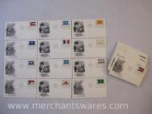 Forty-Six First Day Covers of 1976 Bicentennial Era State Flags of the United States, 8 oz