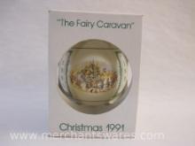 Beatrix Potter Christmas 1991 Ornament "The Fairy Caravan" in Original Box, 3 oz
