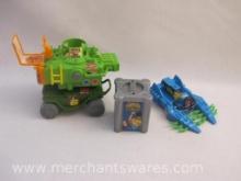 Assorted Teenage Mutant Ninja Turtles Toys including City Sewer Turtle Chain Game, Pizza Thrower