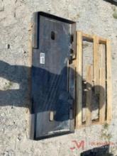 NEW SKID STEER BACKING PLATE