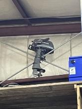 Suzuki Outboard Motor (15' Up On Shelving & No Fork Lift )