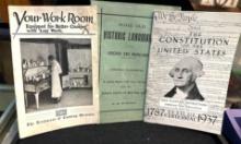3 Early 20th Century American Books-
