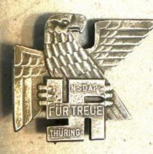 German WWII Nsdap Gau Honor Badge-Thuringen