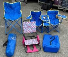 Lot of Children's Camping Chairs