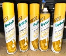 5 New/Like New Cans of Batiste Dry Shampoo