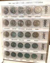50 US State Quarter Collection 1999-2008