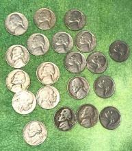 Lot of Old Nickels 1919-1964 (5 from 1940-41)