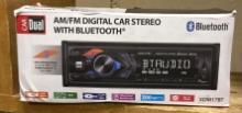 Car Dual Am/FM Digital Car Stereo with Bluetooth
