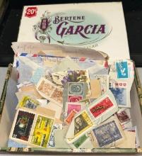 Cigar Box Filled with Vintage Stamps- unsearched