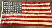 Old Cloth 48 Star American Flag 55" x 28"
