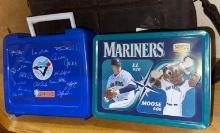 2 Collectible Lunch Boxes- Toronto Blue Jays and Mariners