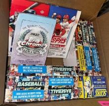 Box Full of Unsearched Sports Cards- from storage unit