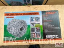 High Tensile Triple-layer Galvanized Barbed Wire...Fence Kit With Posts