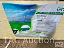 New...Green PVC-Coated Euro Mesh Fencing With Posts