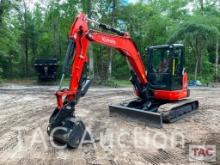 2019 KUBOTA 455-4 Tight Tail Swing Compact Excavator