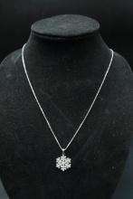 Sterling Silver Box Chain with Pendant