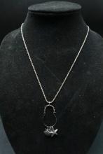 Sterling Silver Rope Chain with Pendant