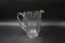 Clear Glass Vintage Pitcher