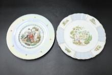 2 Porcelain Plates- 1 Limoges