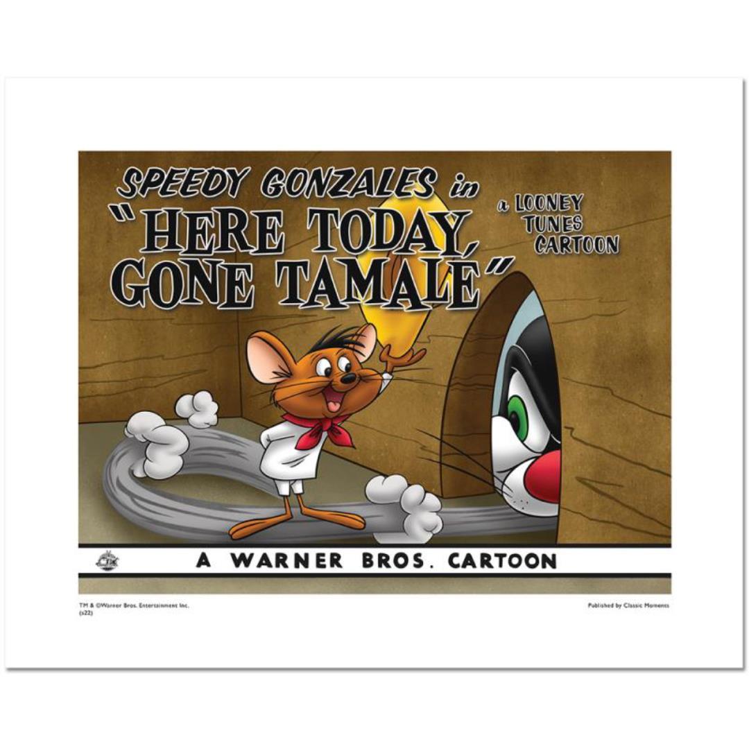 Looney Tunes "Here Today, Gone Tamale" Limited Edition Giclee on Paper