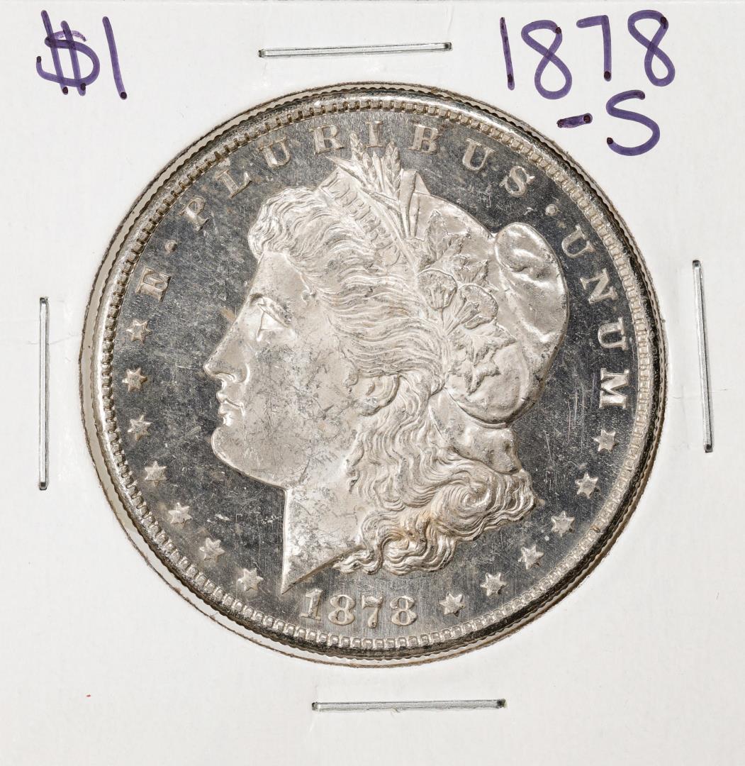 1878-S $1 Morgan Silver Dollar Coin